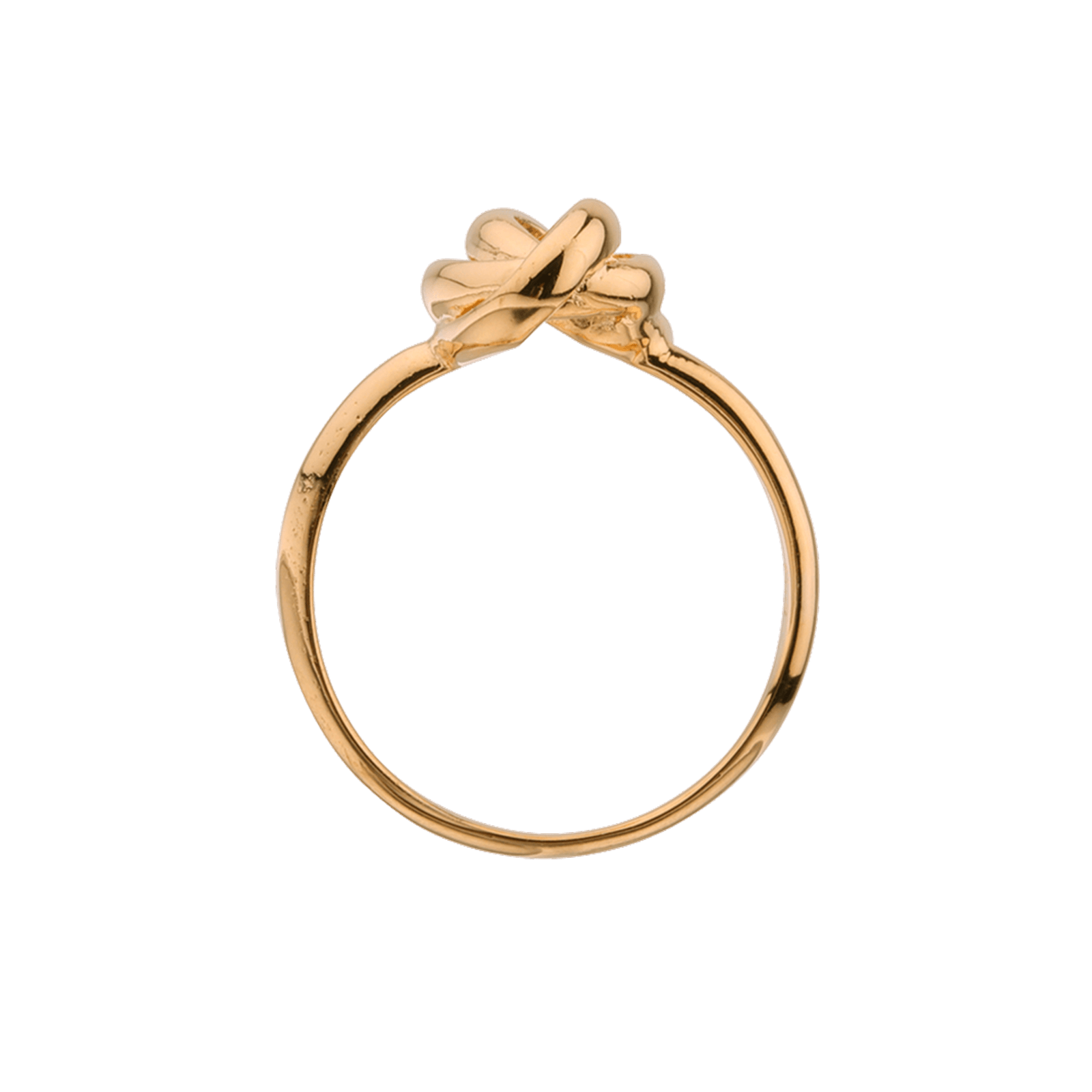 Bague Plaqué Or Nœud Forçat Antillais