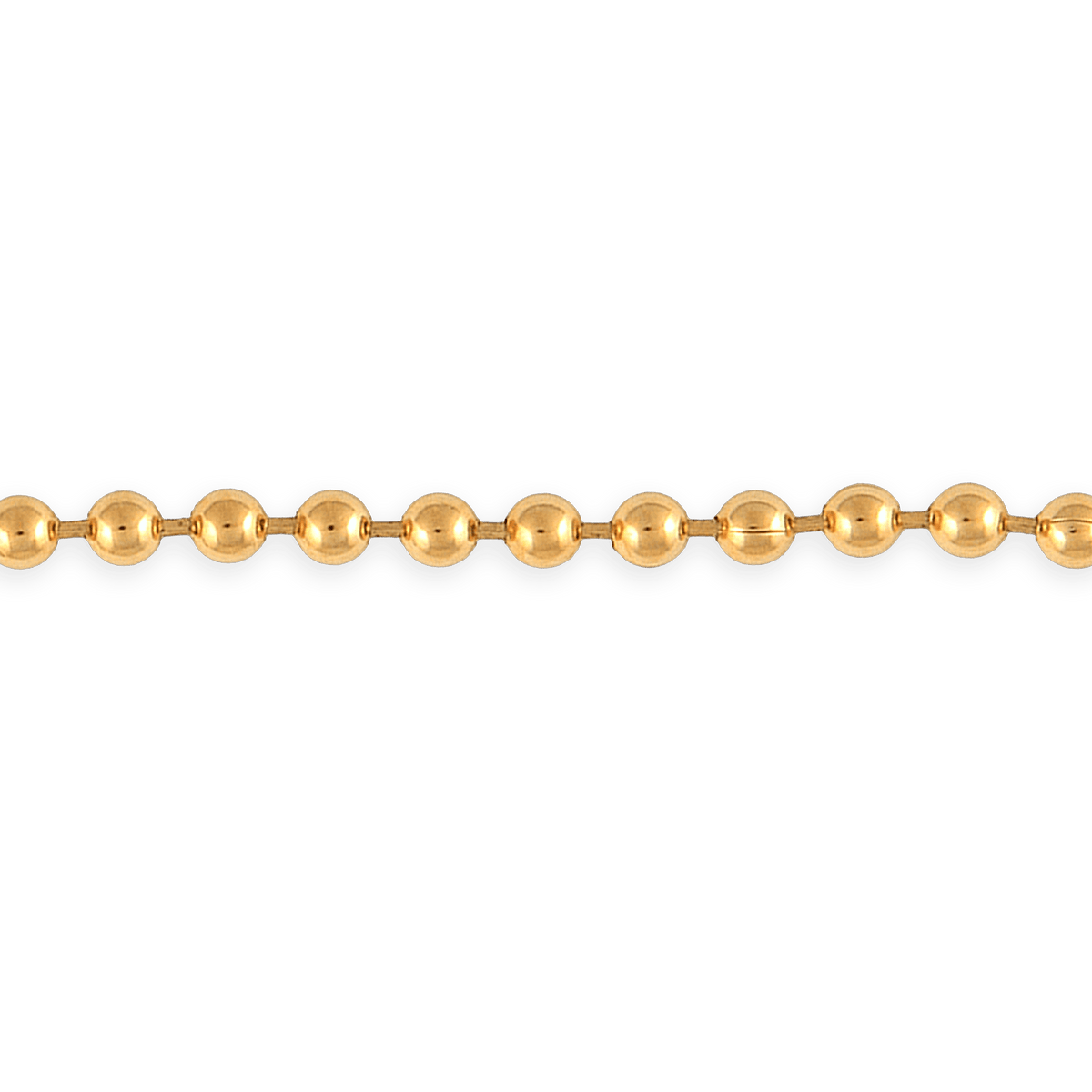 Bracelet Plaqué Or Boules 4.5mm 19cm