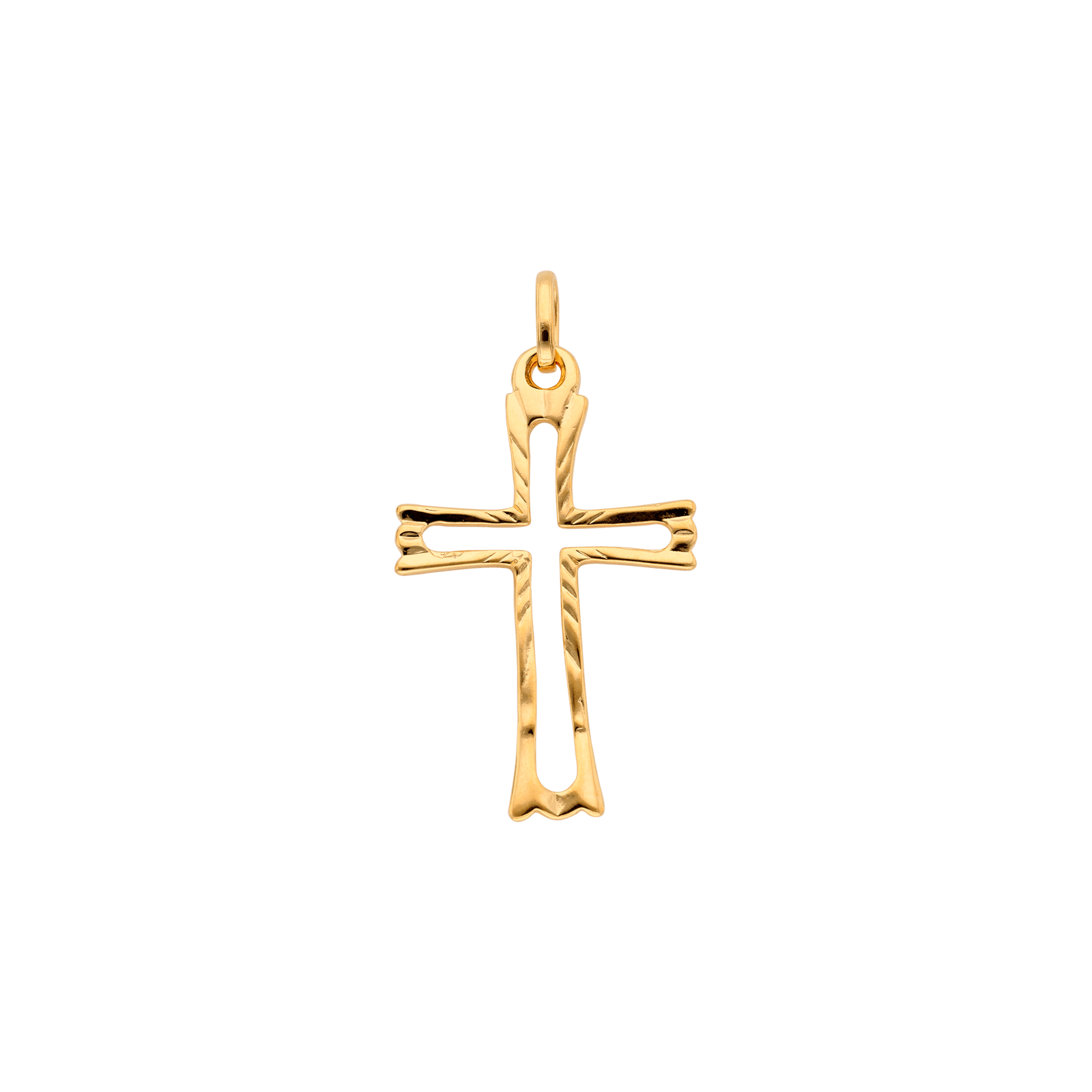 Pendentifs Plaqué or Croix