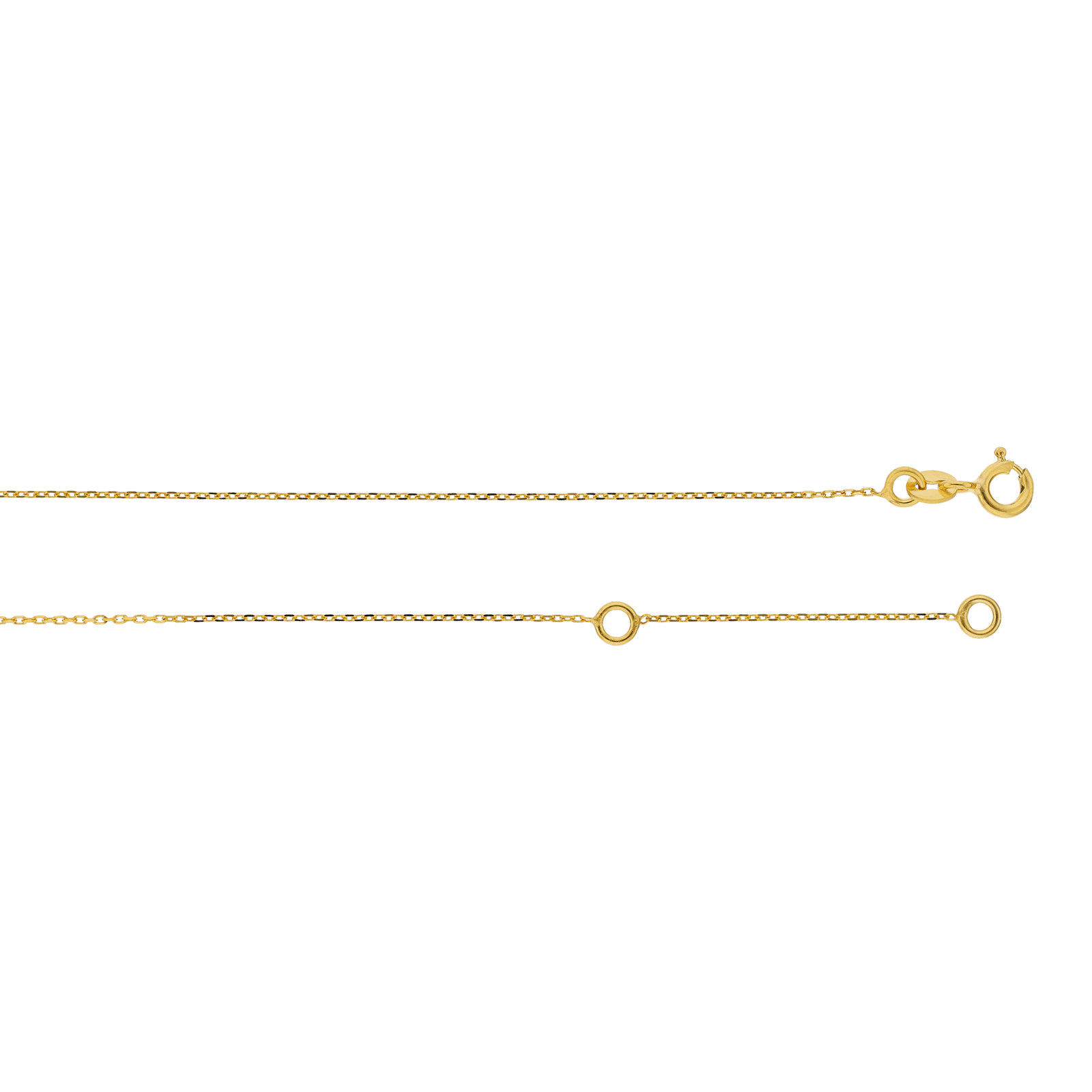 Collier Pendentif Nœud Lisse et Godronné 12mm 45cm