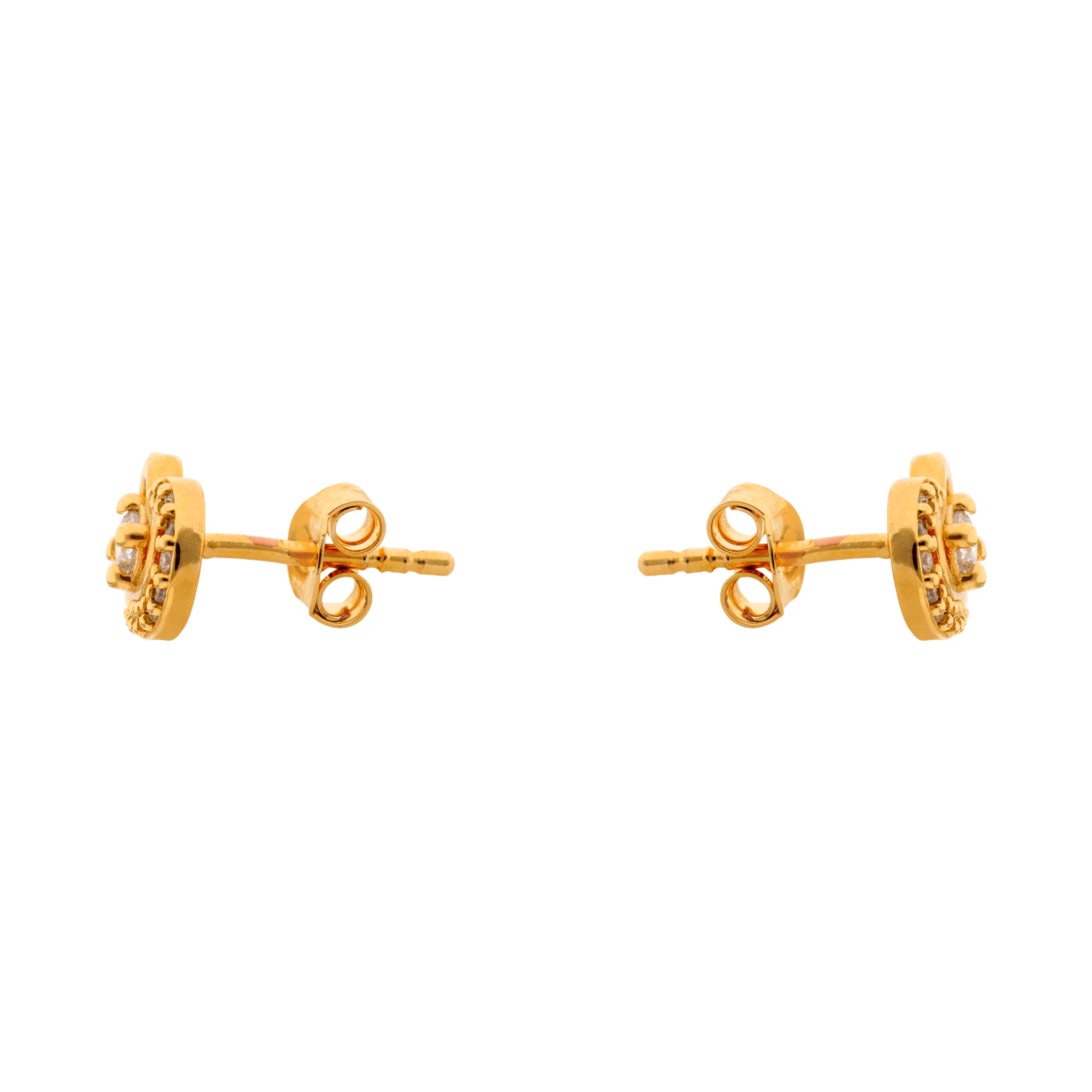Boucles d'Oreilles pour coeurs Oxyde de Zirconium