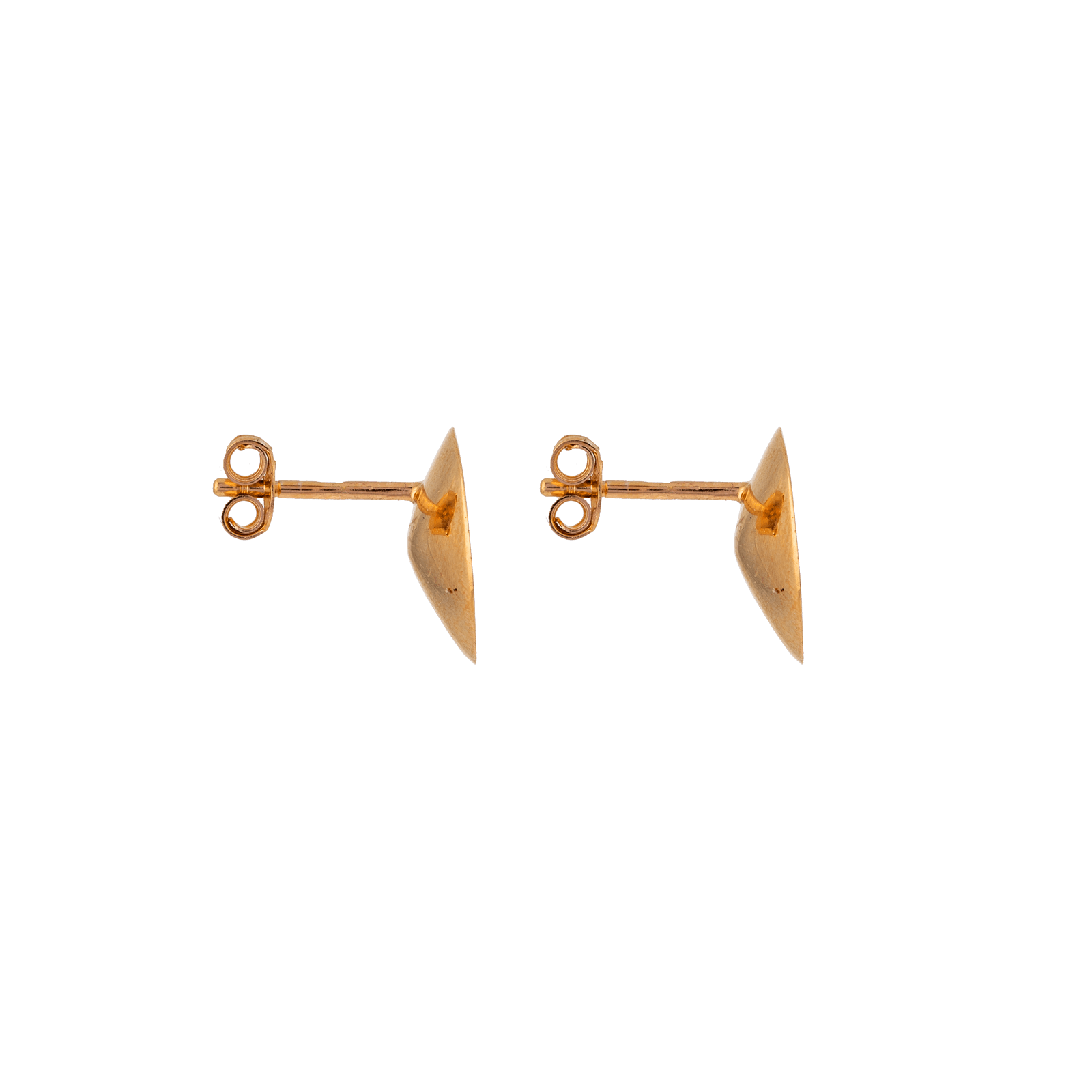 Boucles D'oreilles Plaqué Or Batée