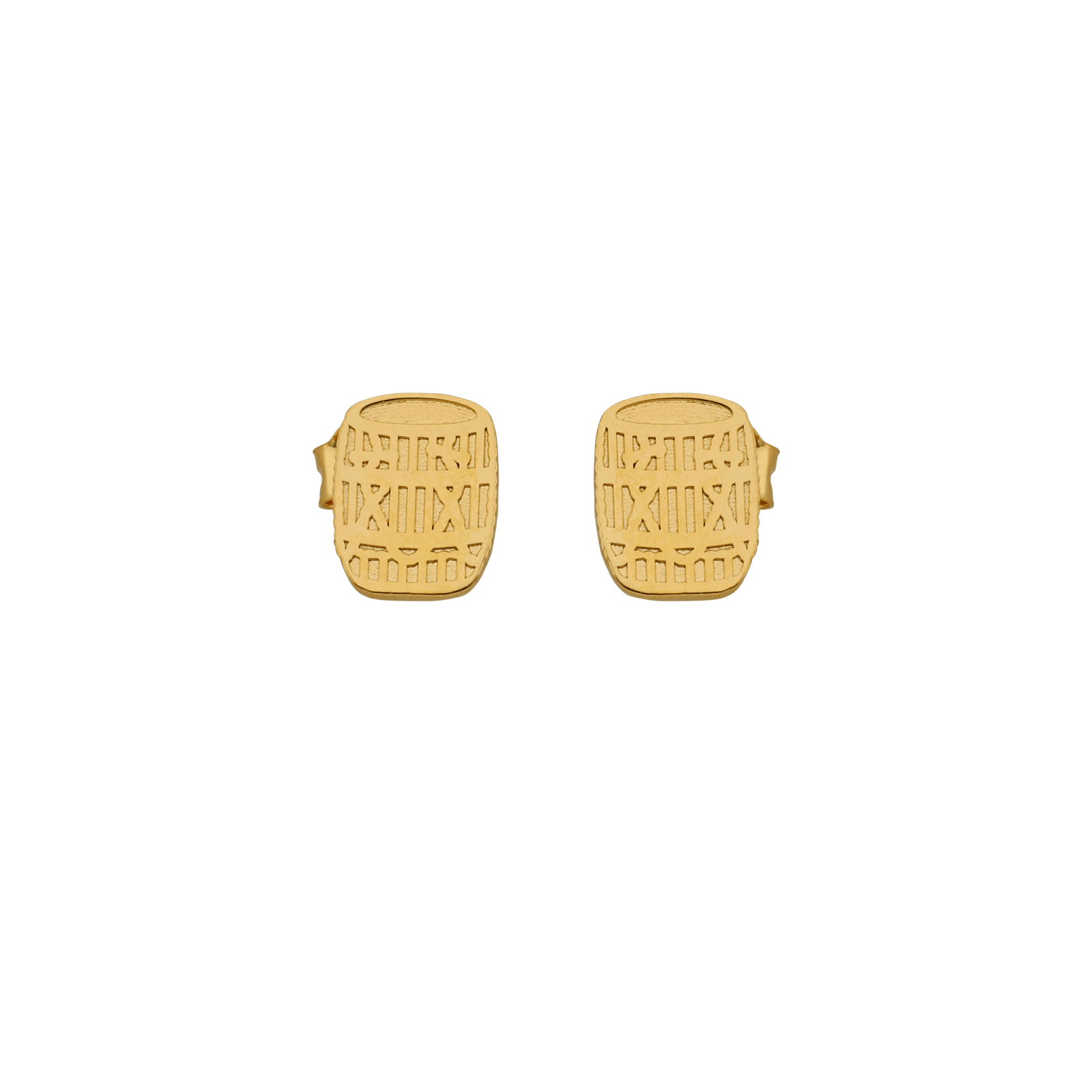 Boucles D'oreilles Ka 6.5*8mm Plaqué Or