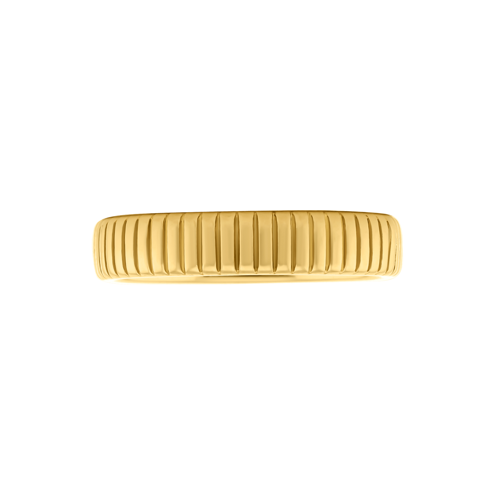 Bague Plaqué or barres