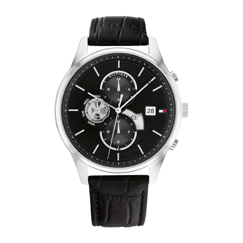 Montre Homme Tommy Hilfiger Acier Argenté Cadran Bleu - 1710502