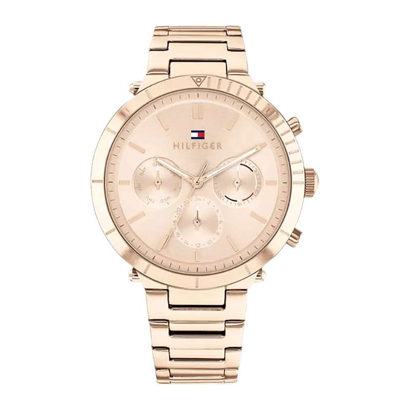 Montre Femme Tommy Hilfiger Emery – Bracelet Acier Doré Rose Cadran Doré Rose - 1782347