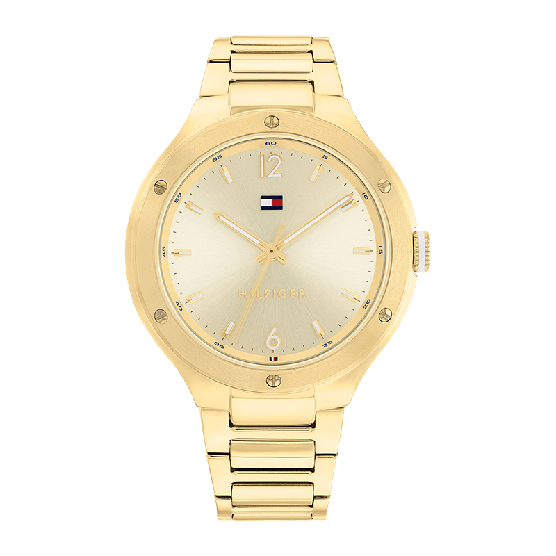 Montre Femme Tommy Hilfiger Naomi Bracelet Acier Doré Cadran Doré – 1782477