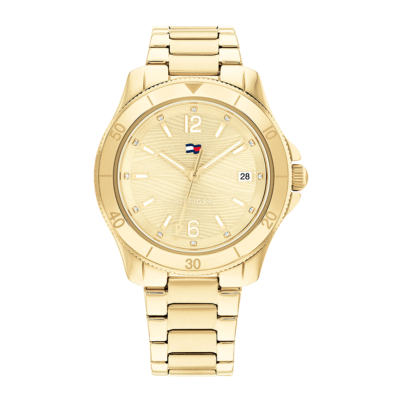 Montre Femme Tommy Hilfiger Brooke Bracelet Acier Doré Cadran Doré – 1782513
