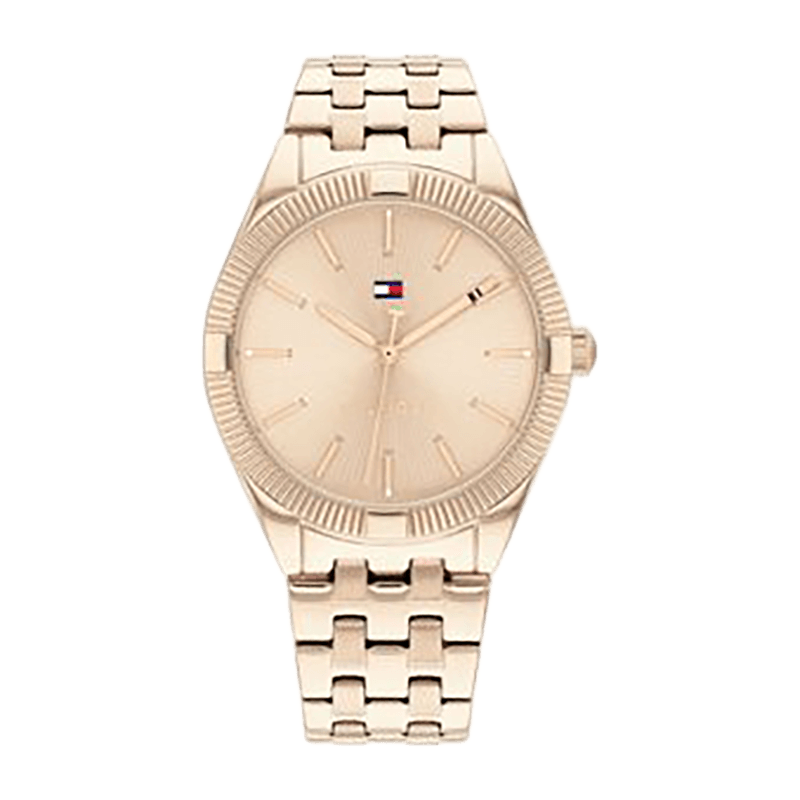 Montre Femme Tommy Hilfiger Rachel Bracelet Acier Doré Rose Cadran Doré Rose – 1782551