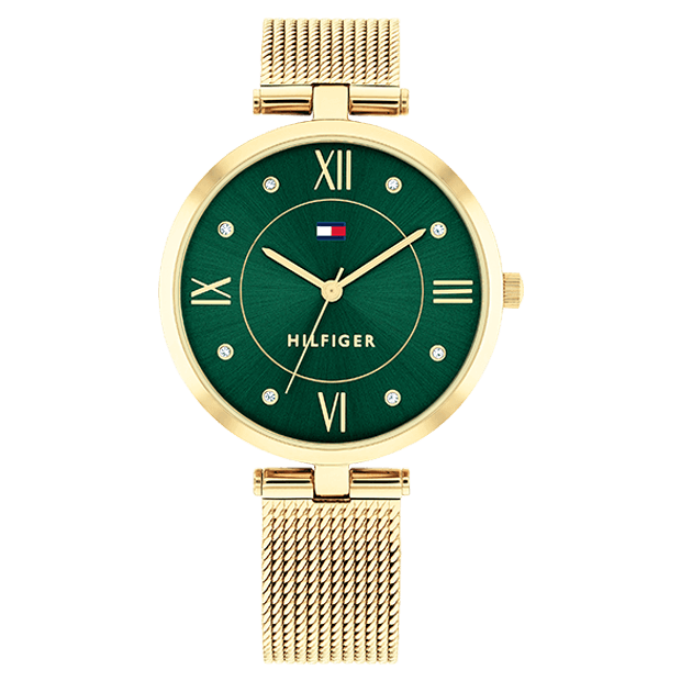 montre femme tommy hilfiger acier maille milanaise