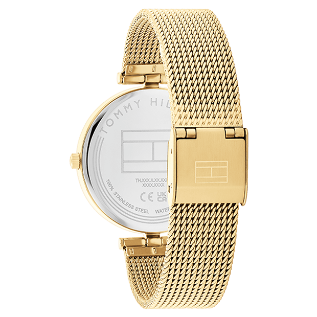 montre femme tommy hilfiger acier maille milanaise