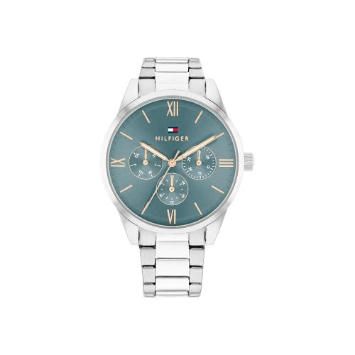 Montre Tommy Hilfiger Quartz cadran bleu bracelet acier