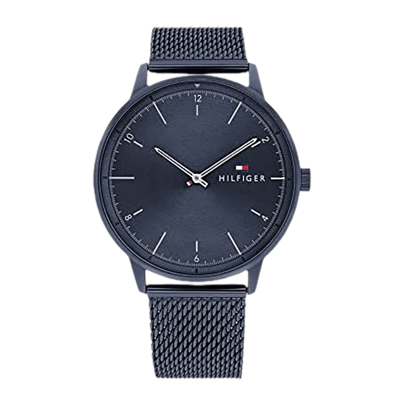 Montre Homme Tommy Hilfiger Hendrix Bracelet Acier Milanais Bleu Cadran Bleu – 1791841