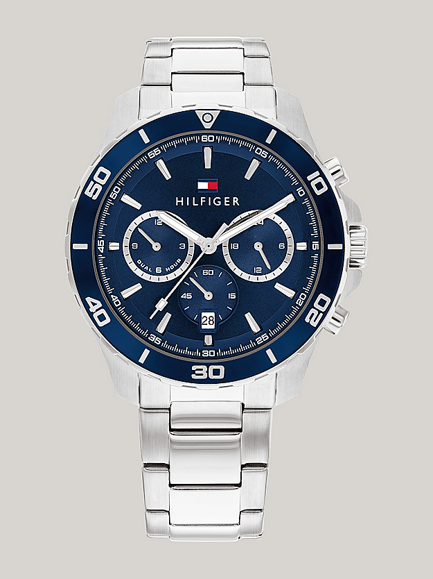 Montre Tommy Hilfiger Bracelet Acier Cadran bleu