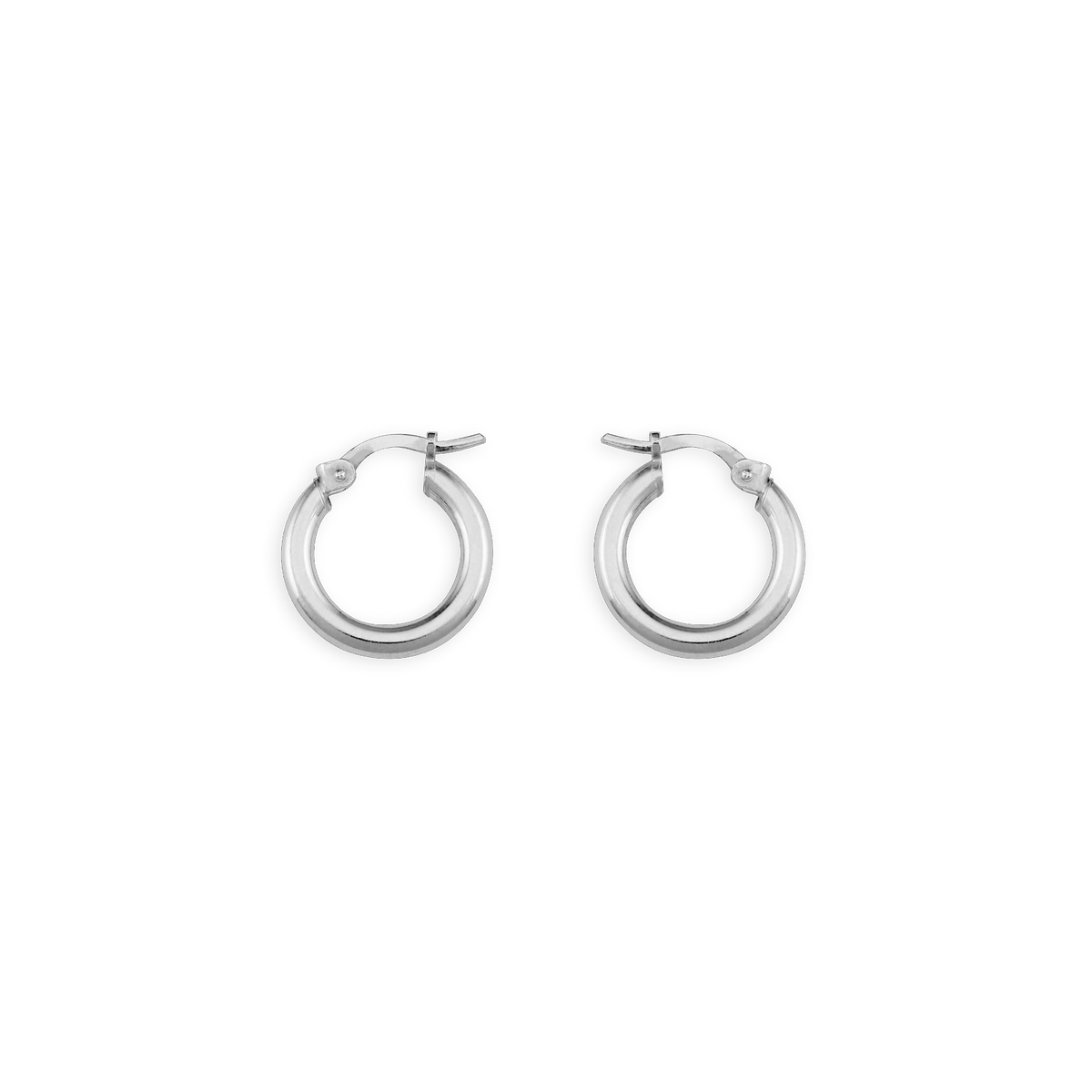 Créoles Argent 925 15mm Tube 2.5mm
