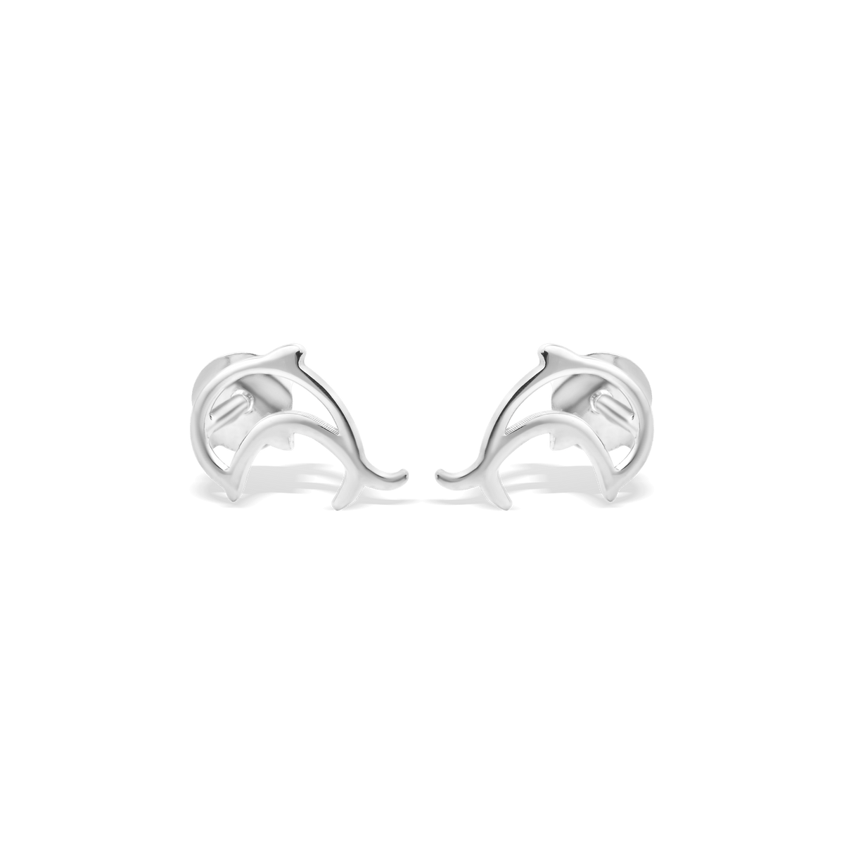 Boucles D'oreilles Argent 925 Dauphin 7*10mm