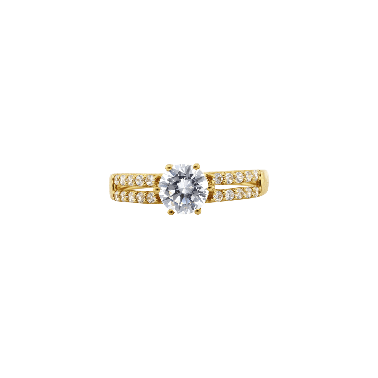 Bague Or Jaune et Oxydes
