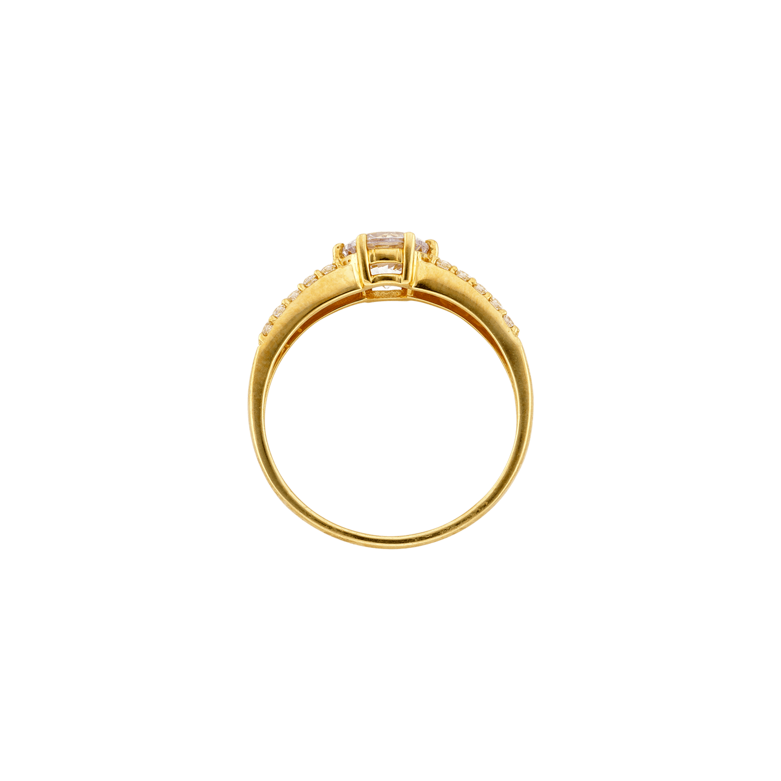 Bague Or Jaune et Oxydes