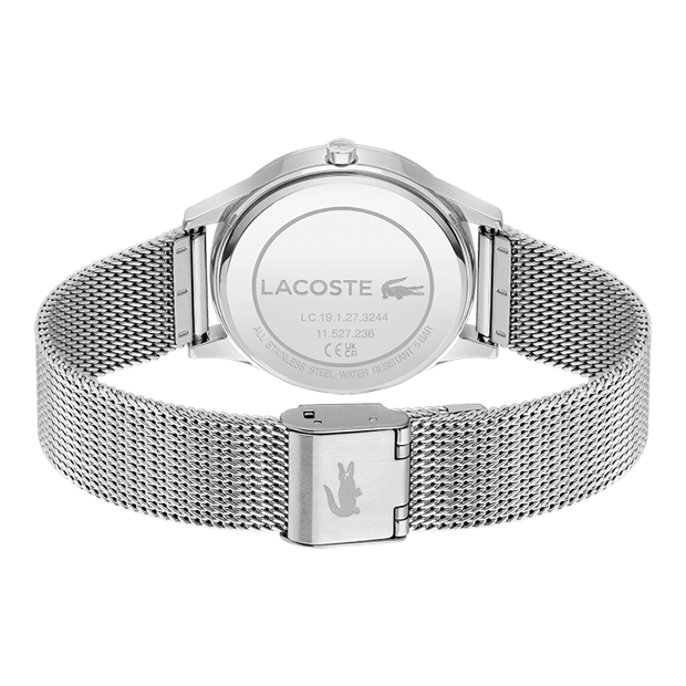 Montre femme lacoste crocodelle acier argenté - 2001469