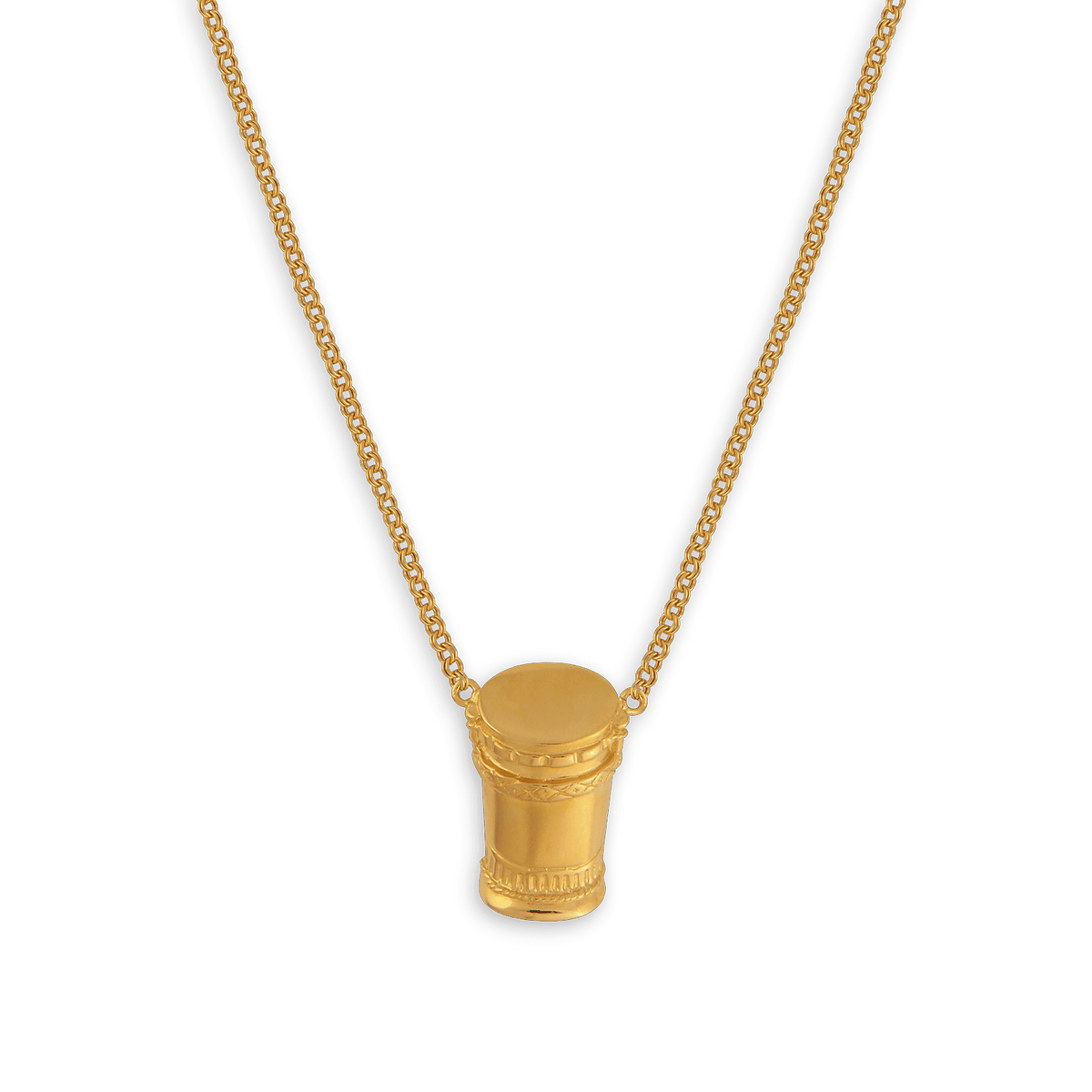 Collier Plaqué Or 2.2mm Ka 20*30mm 45cm