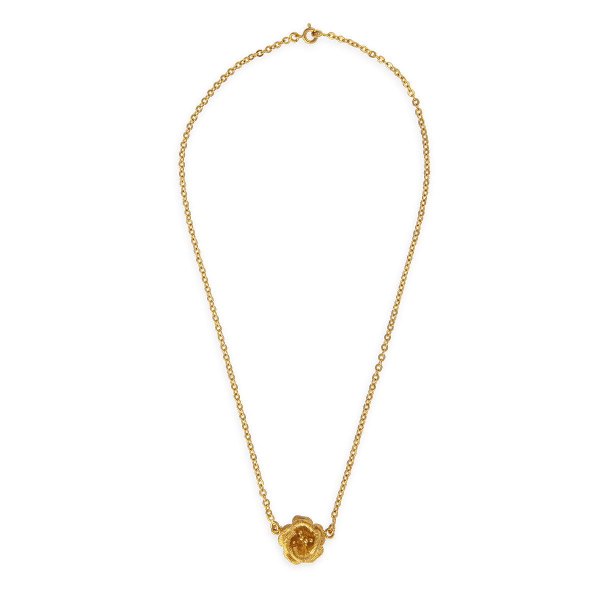 Collier Plaqué Or 2.2mm Rose 17mm 46.5cm