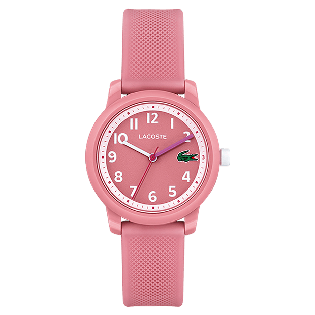 Montre Enfant Lacoste Quartz cadran rose bracelet silicone rose
