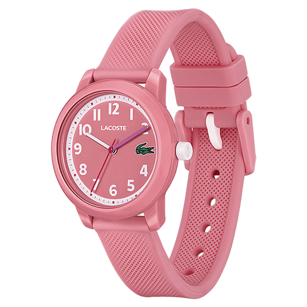 Montre Enfant Lacoste Quartz cadran rose bracelet silicone rose