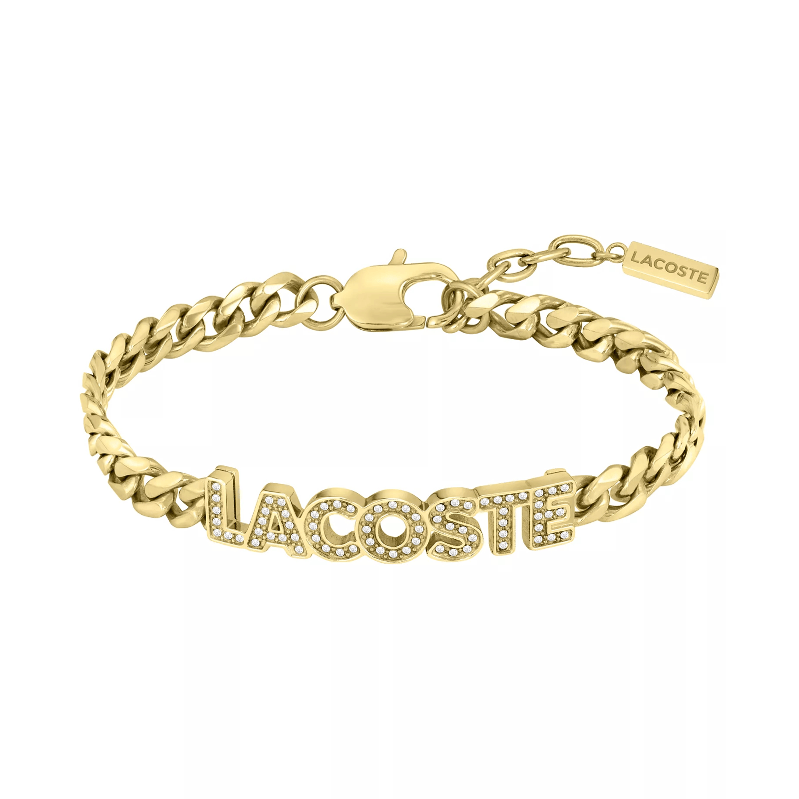 bracelet acier femme guadeloupe with crystals cutie lacoste