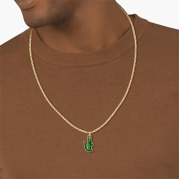 Collier LACOSTE ARTHOR Acier Doré