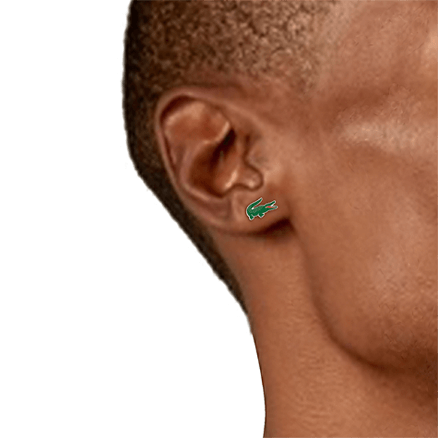 Boucles d'Oreilles Lacoste Homme Stainless Steel acier
