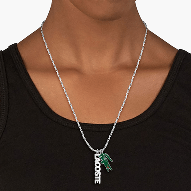 Collier LACOSTE Umpire Acier