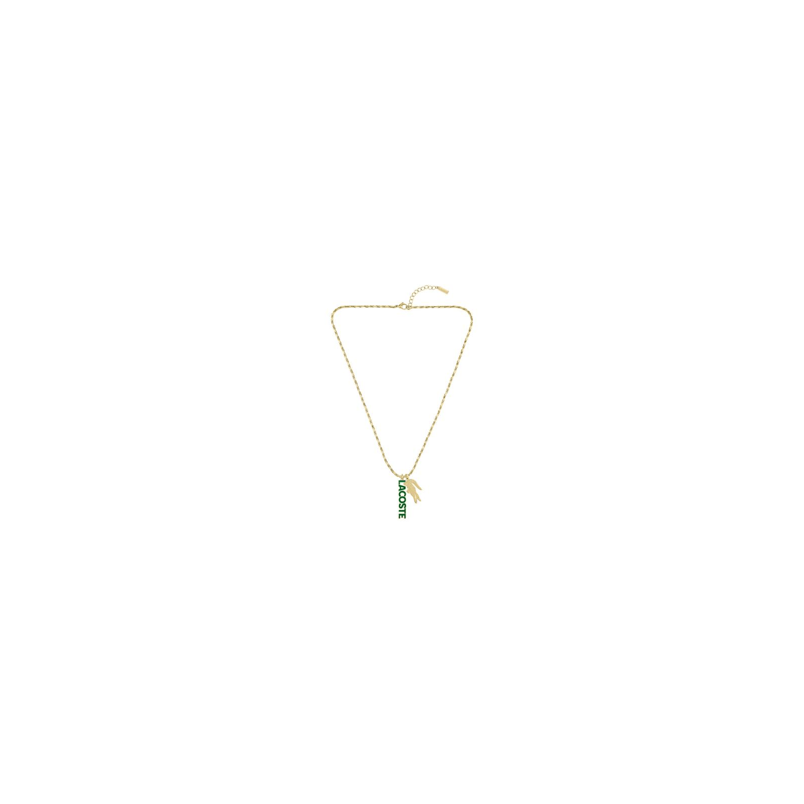 Collier Lacoste Umpire Acier Doré