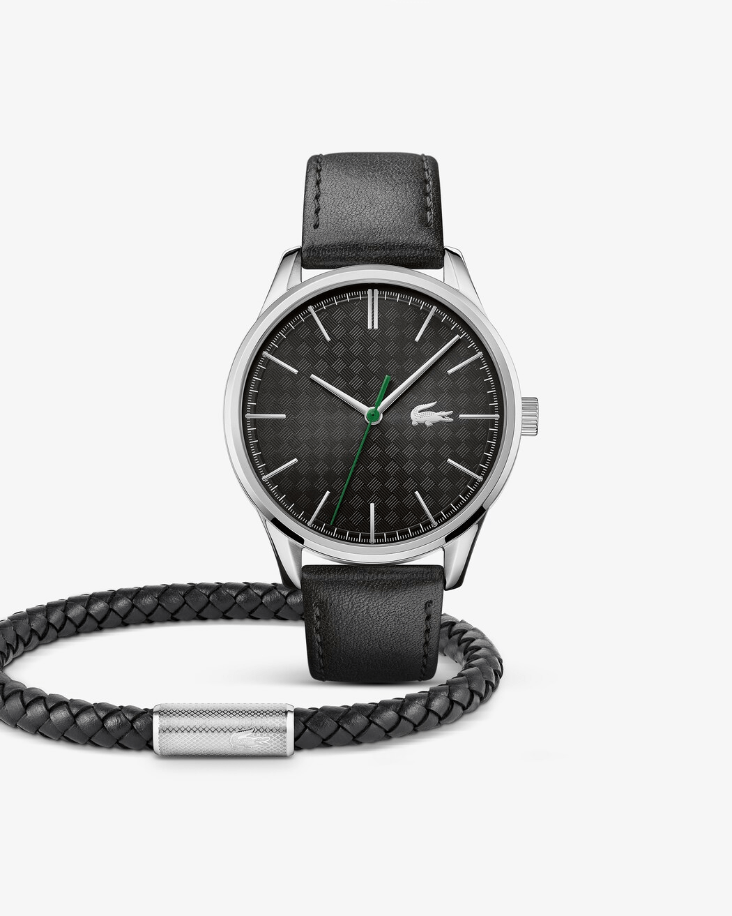 montre lacoste mouvement Quartz boitier acier argenté