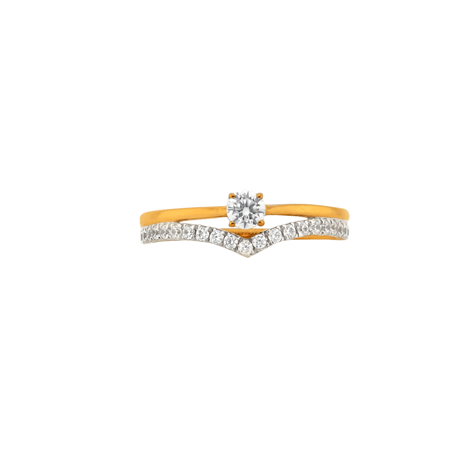 Bague Or Jaune plus Oxydes
