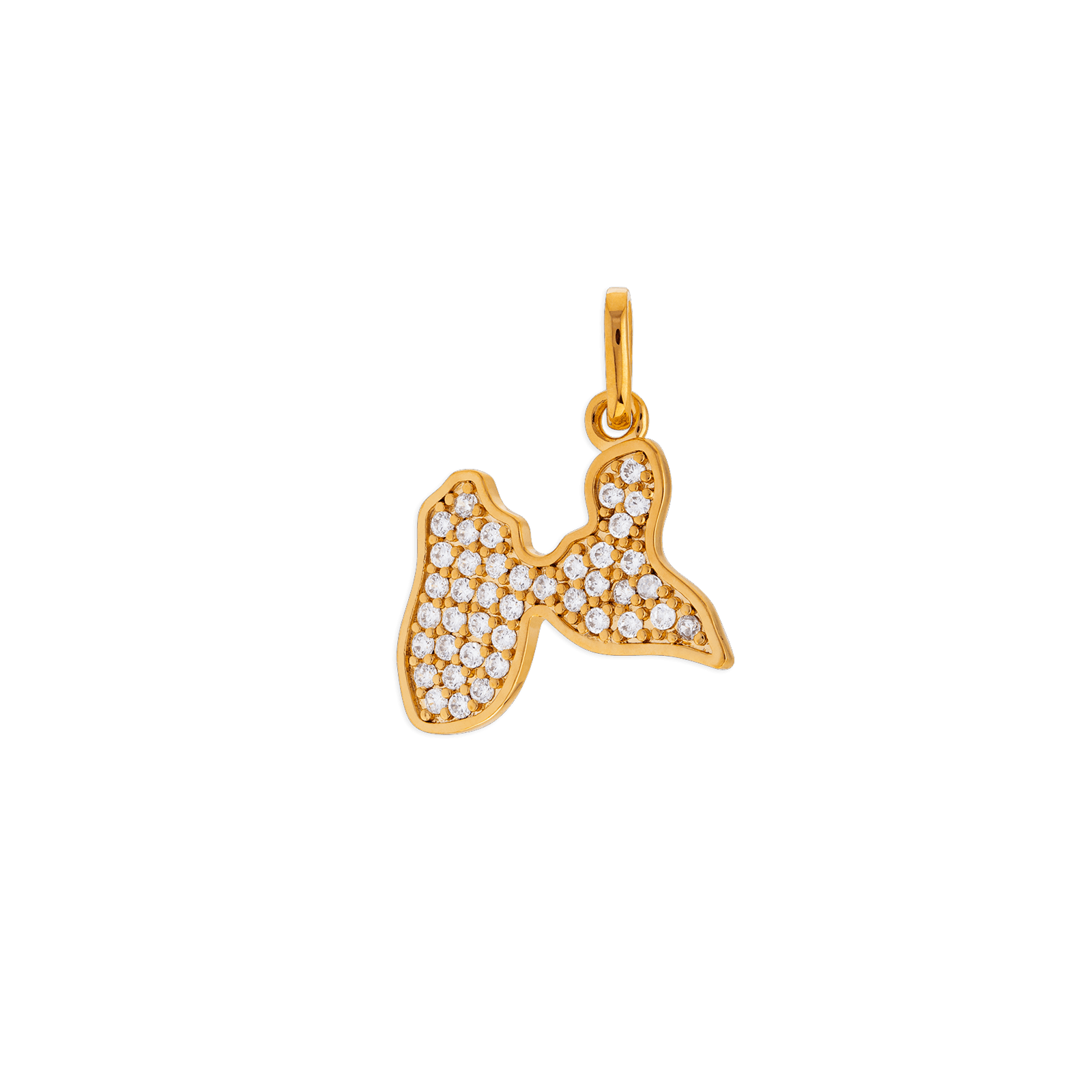 Pendentif Guadeloupe Plaqué Or Zirconium