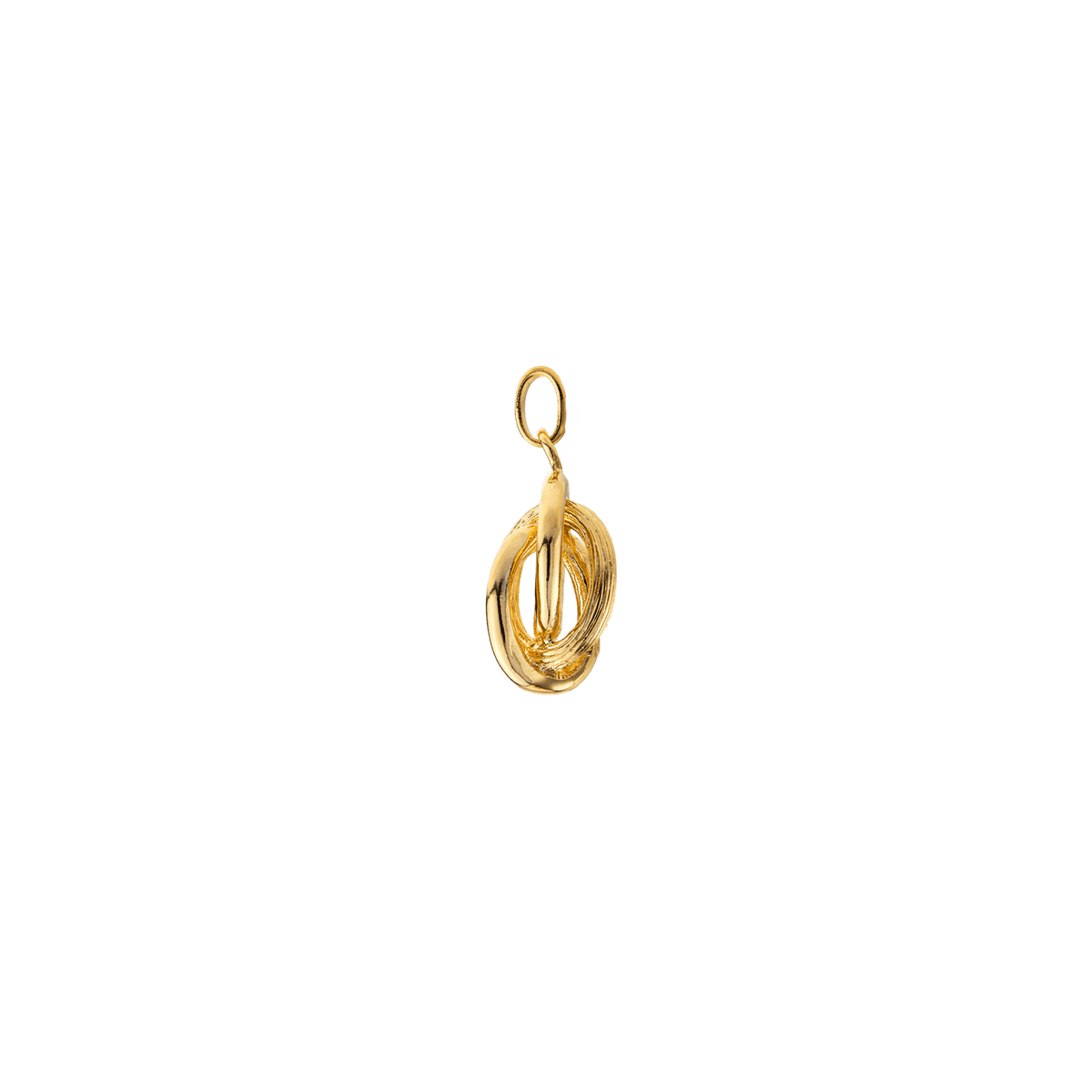 Pendentif Plaqué Or Nœud Antillais 12*25mm Avec Bélière