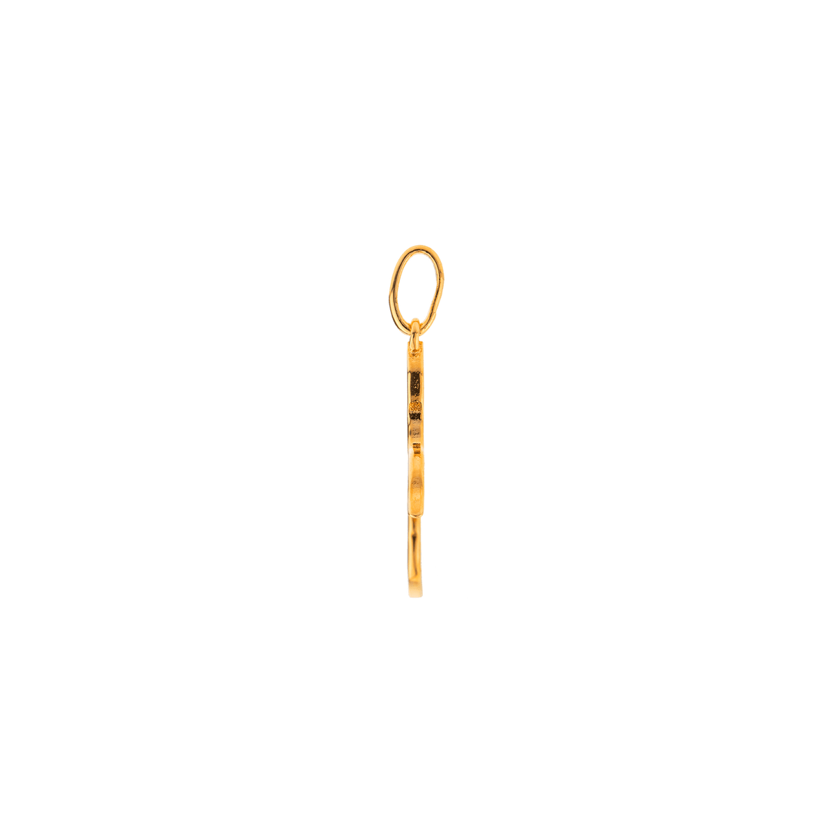 Pendentif Plaqué Or Carte Guadeloupe 24*33mm Avec Bélière