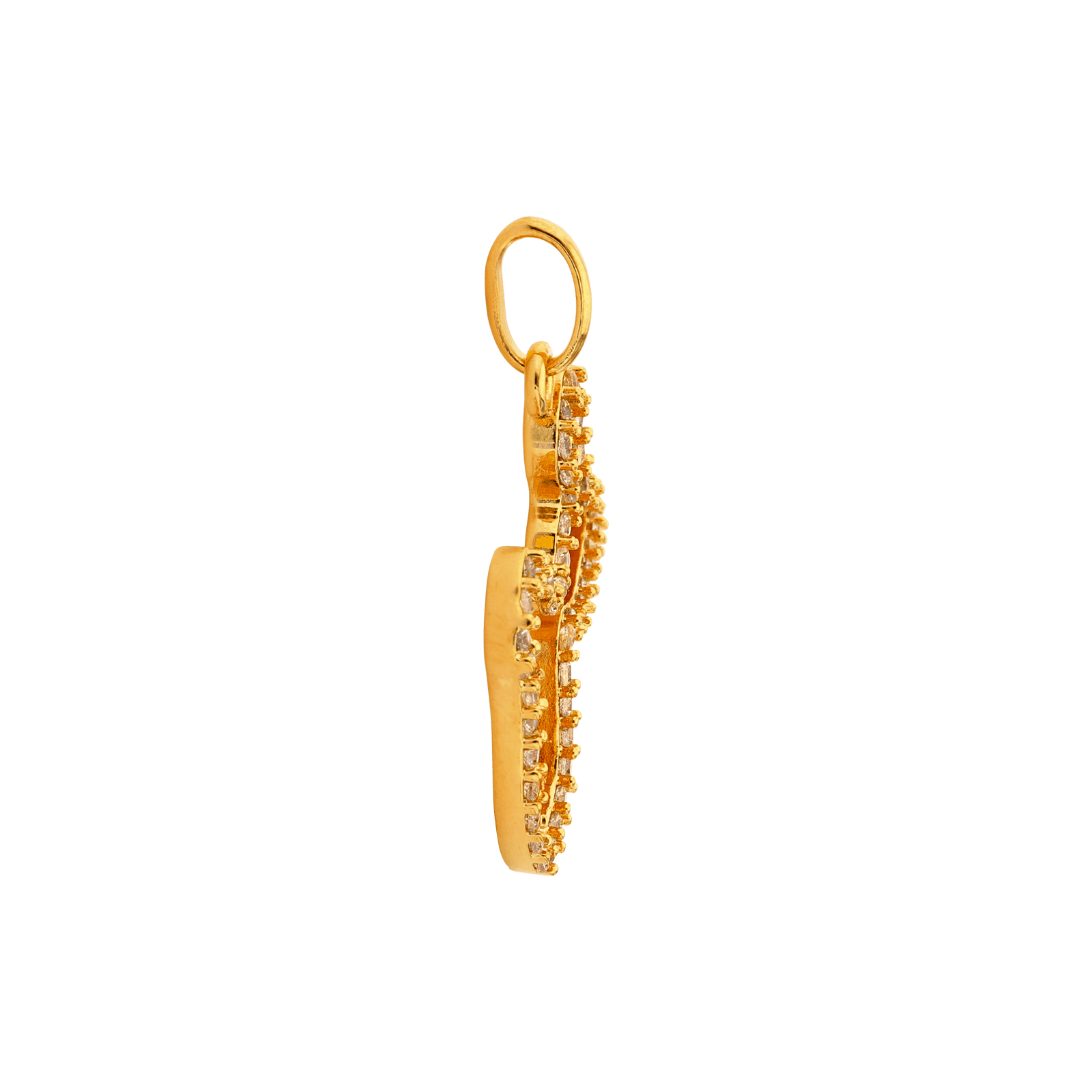 Pendentif Plaqué or Guadeloupe ajouré Oxyde de Zirconium