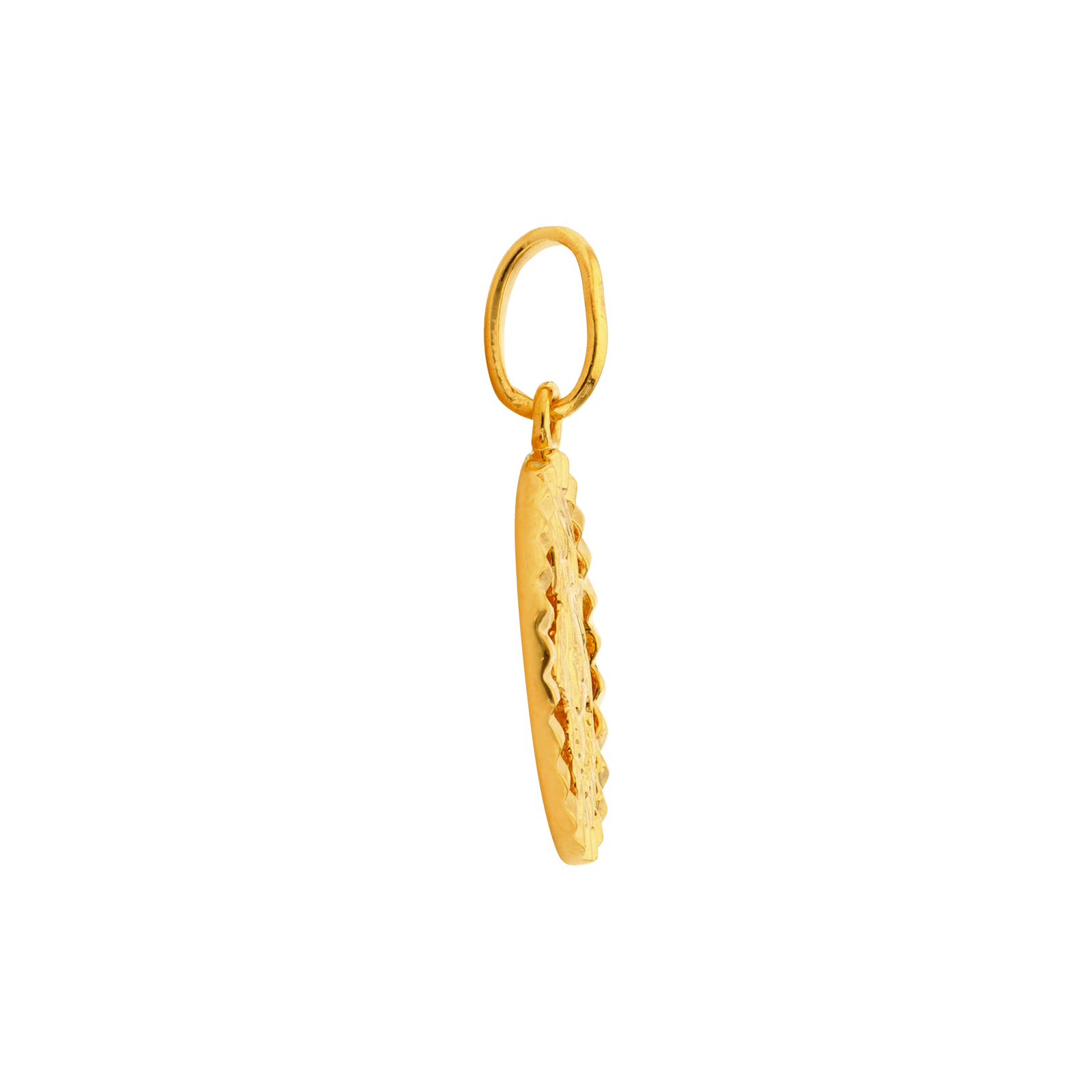 Pendentif Plaque Or tête antillaise