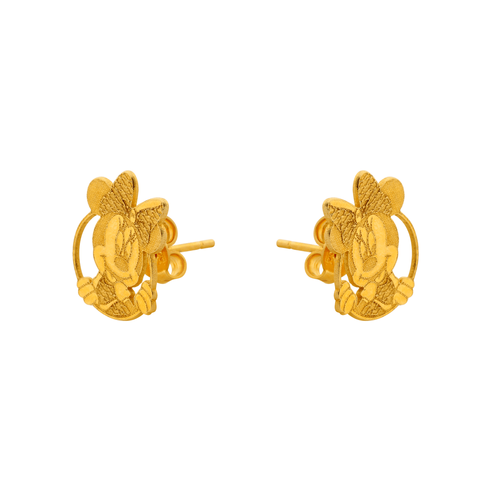 Boucles d'Oreilles Plaqué or Miniature Petit cercle