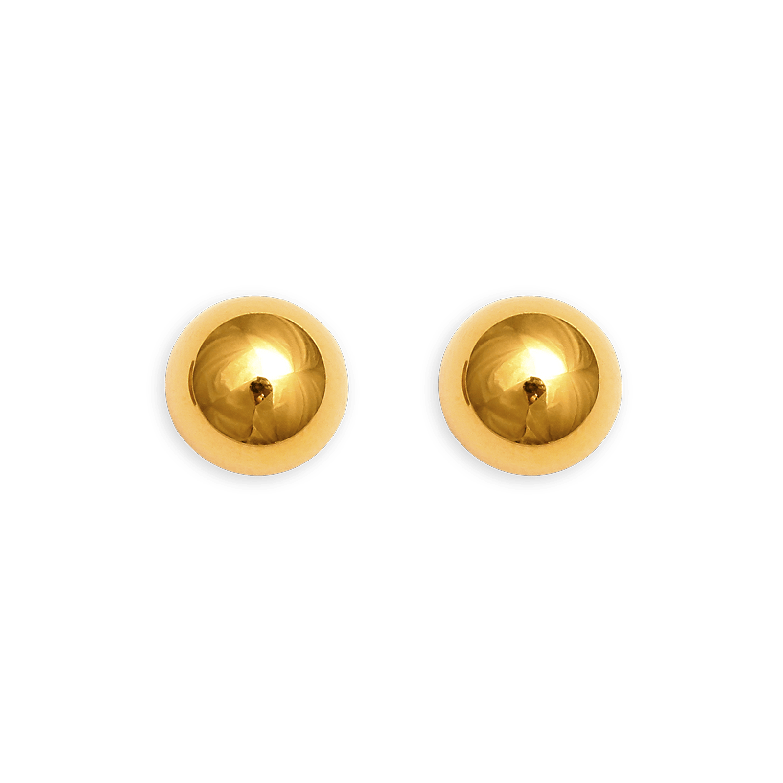 Boucles d'oreilles Plaqué Or grain d'Or 3mm
