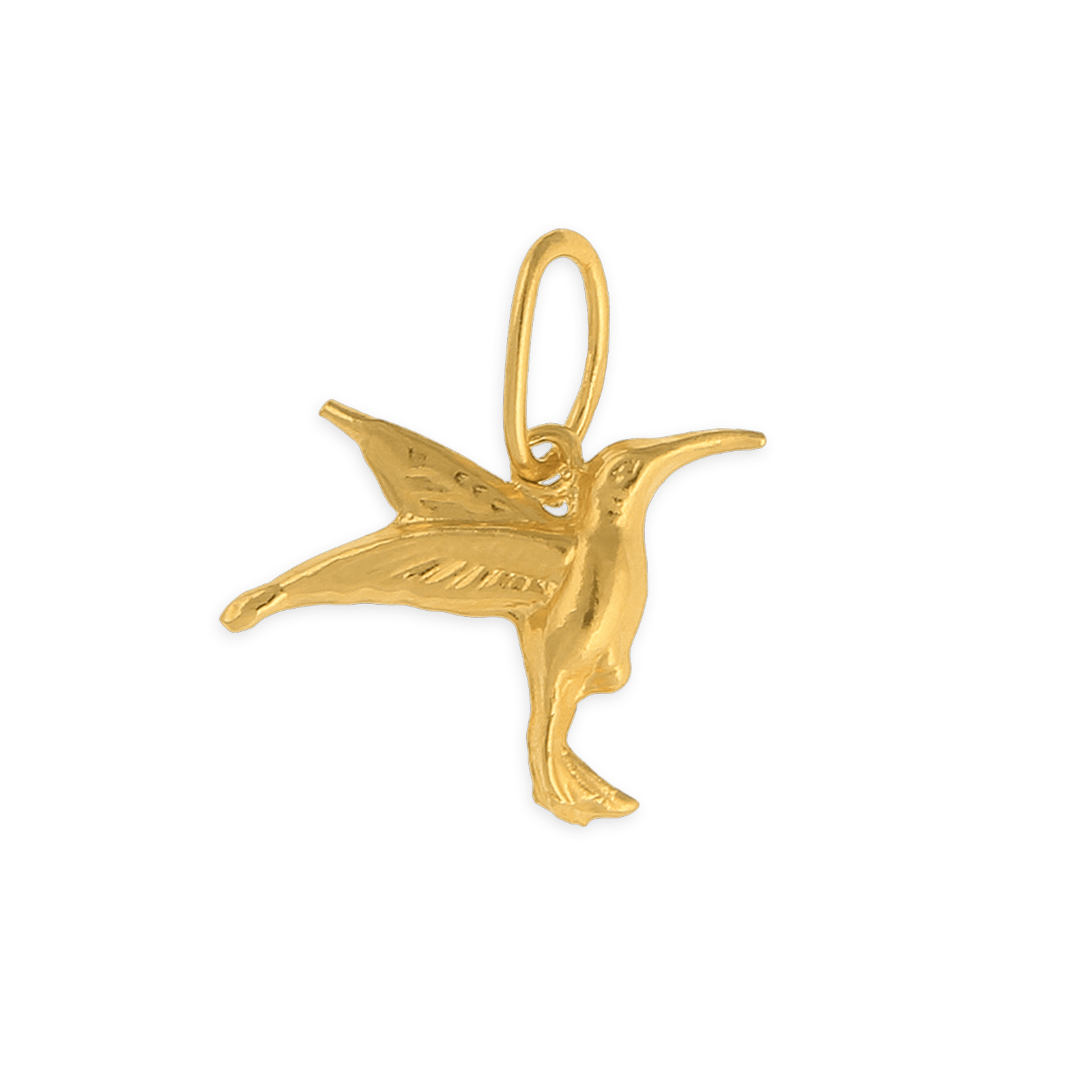 Pendentif Plaqué Or Colibri avec bélière