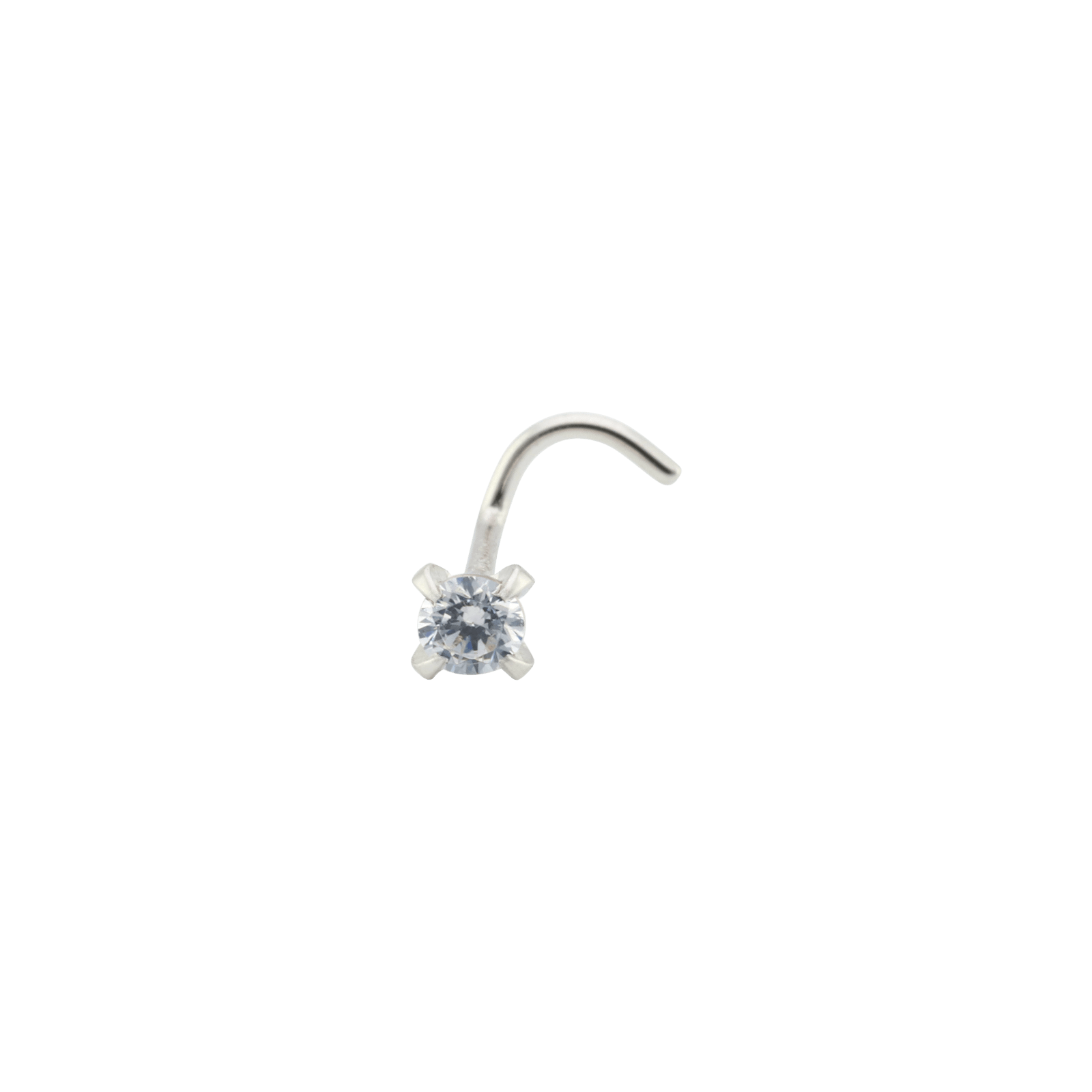 piercing nez Oxyde de Zirconium or gris