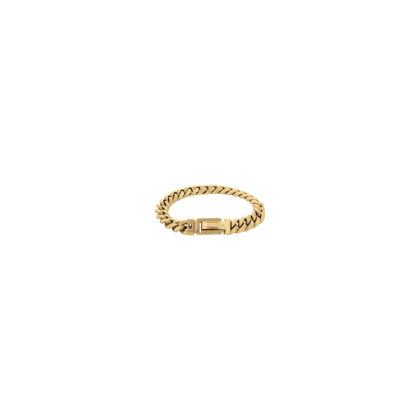 bracelet tommy hilfiger acier couleur or jaune 19 cm ajustable