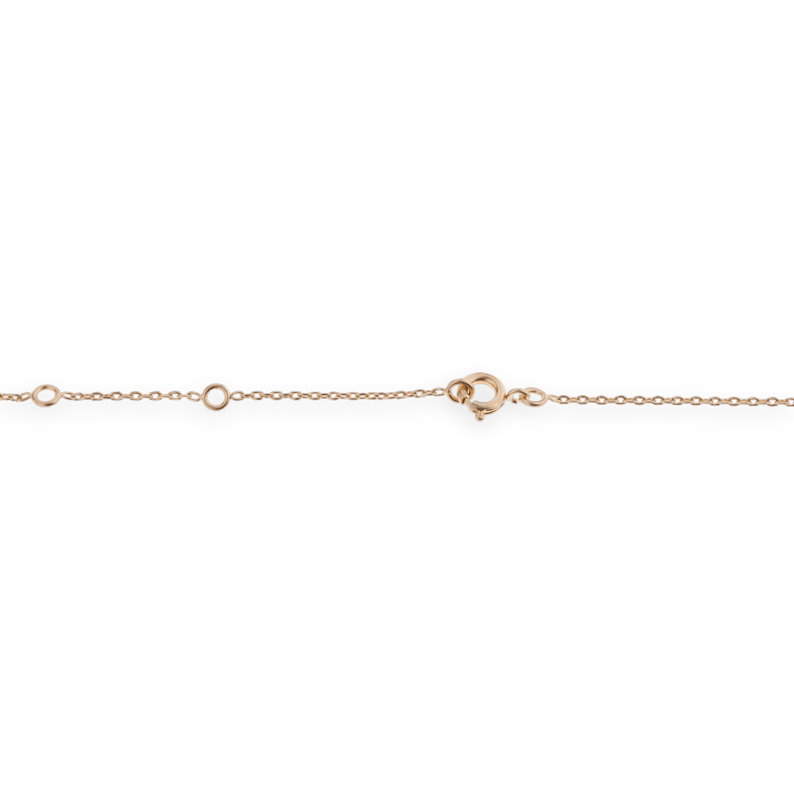 Collier plaqué or cercles