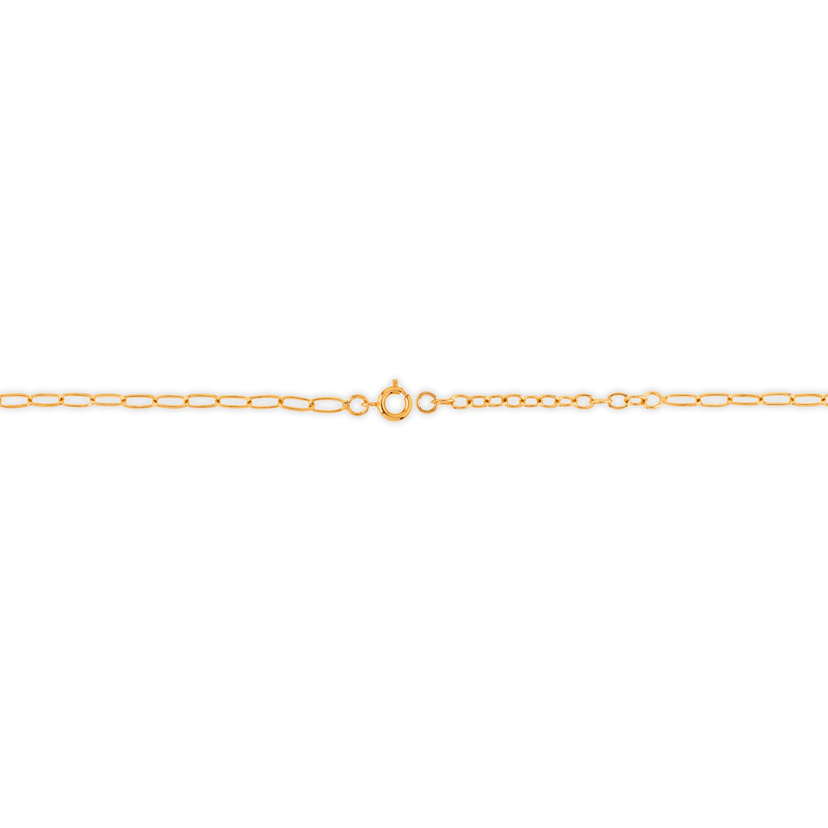Collier Plaqué Or Talisman 20*8mm Email Multicolore 42 à 45cm