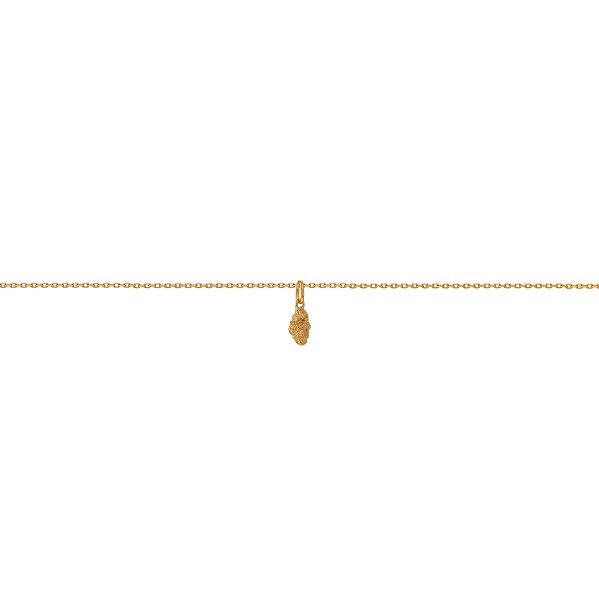 Collier Plaqué Or Pépite 8*13mm 40 à 45cm