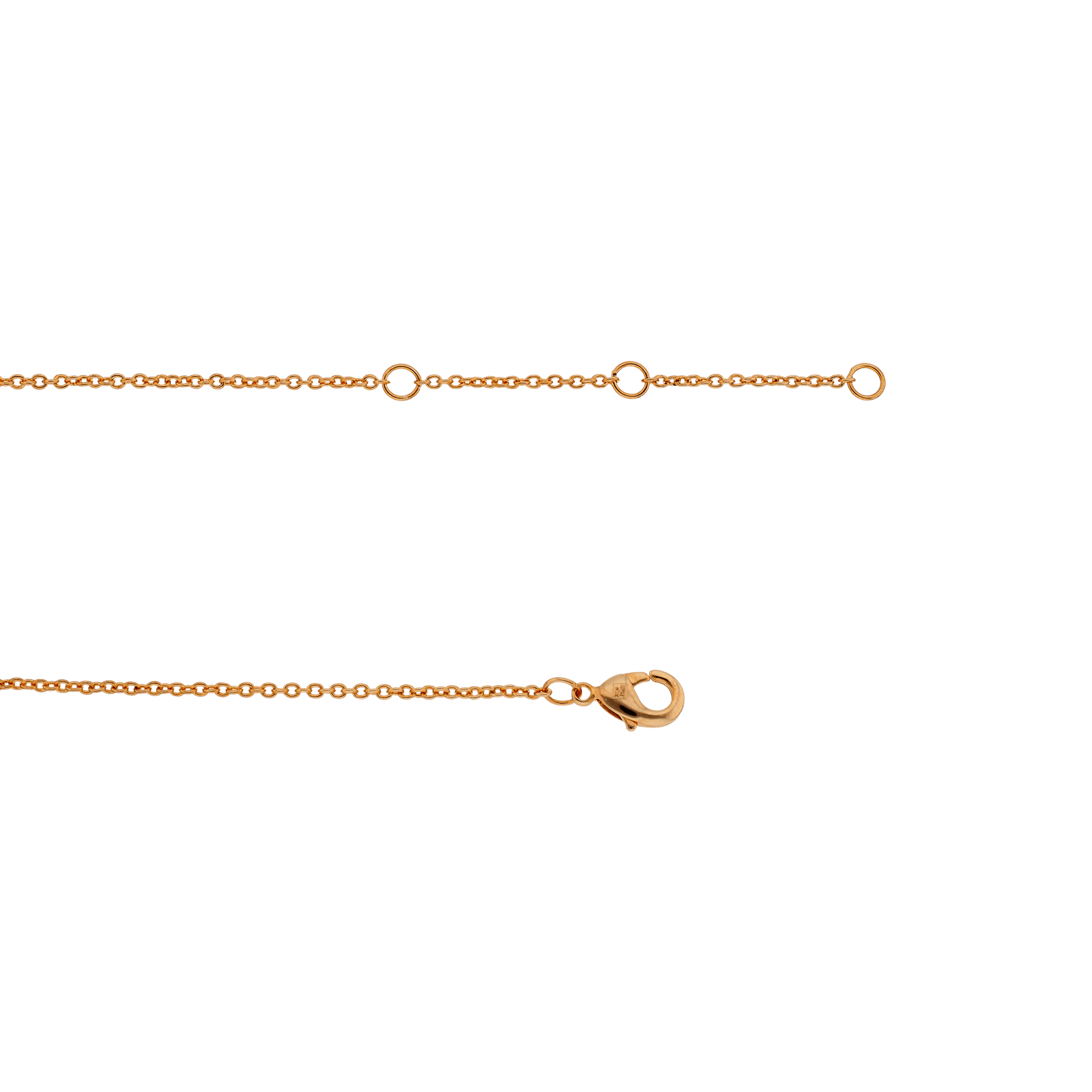 Bracelet Plaqué or forme nuage et arc en ciel