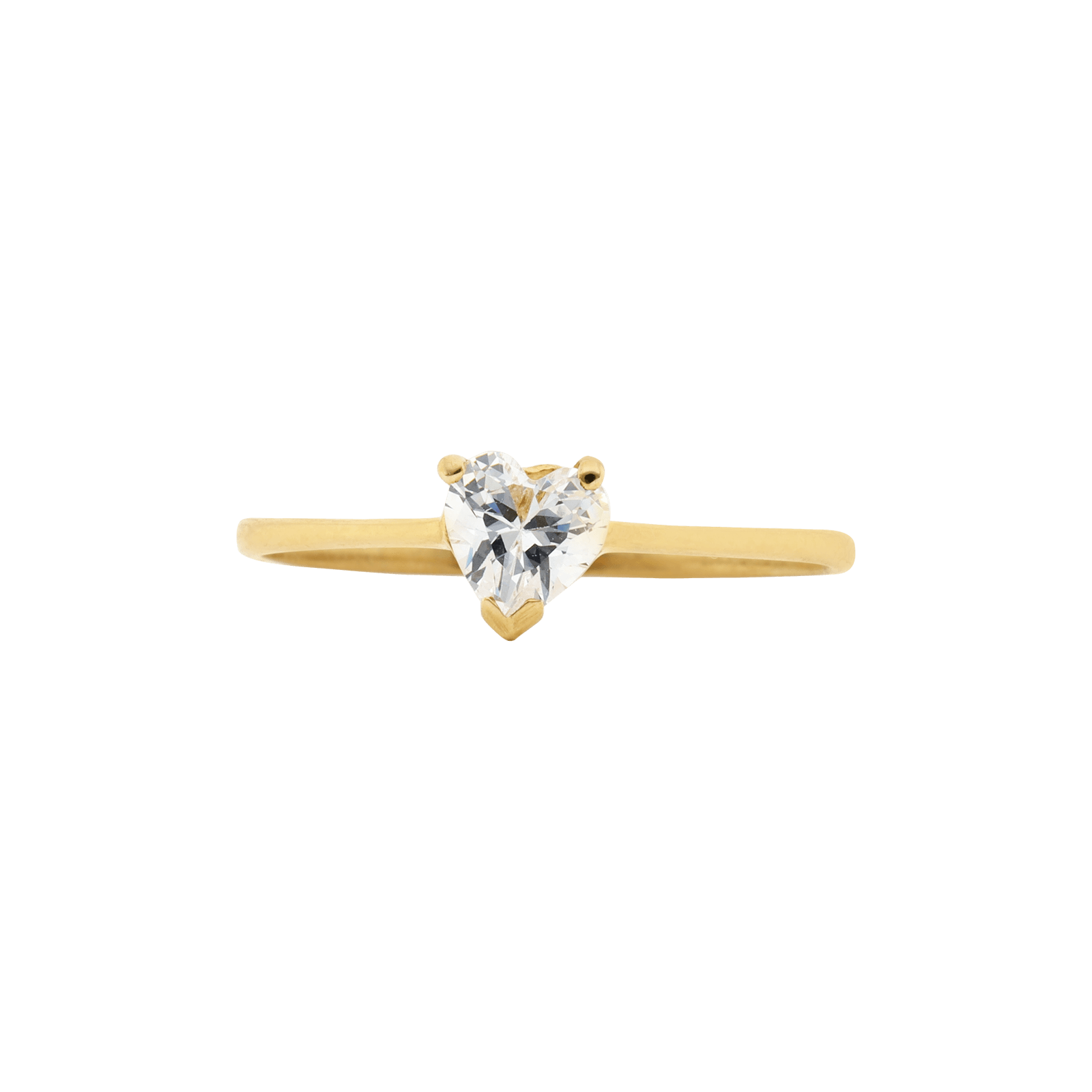 solitaire coeur Oxyde de Zirconium