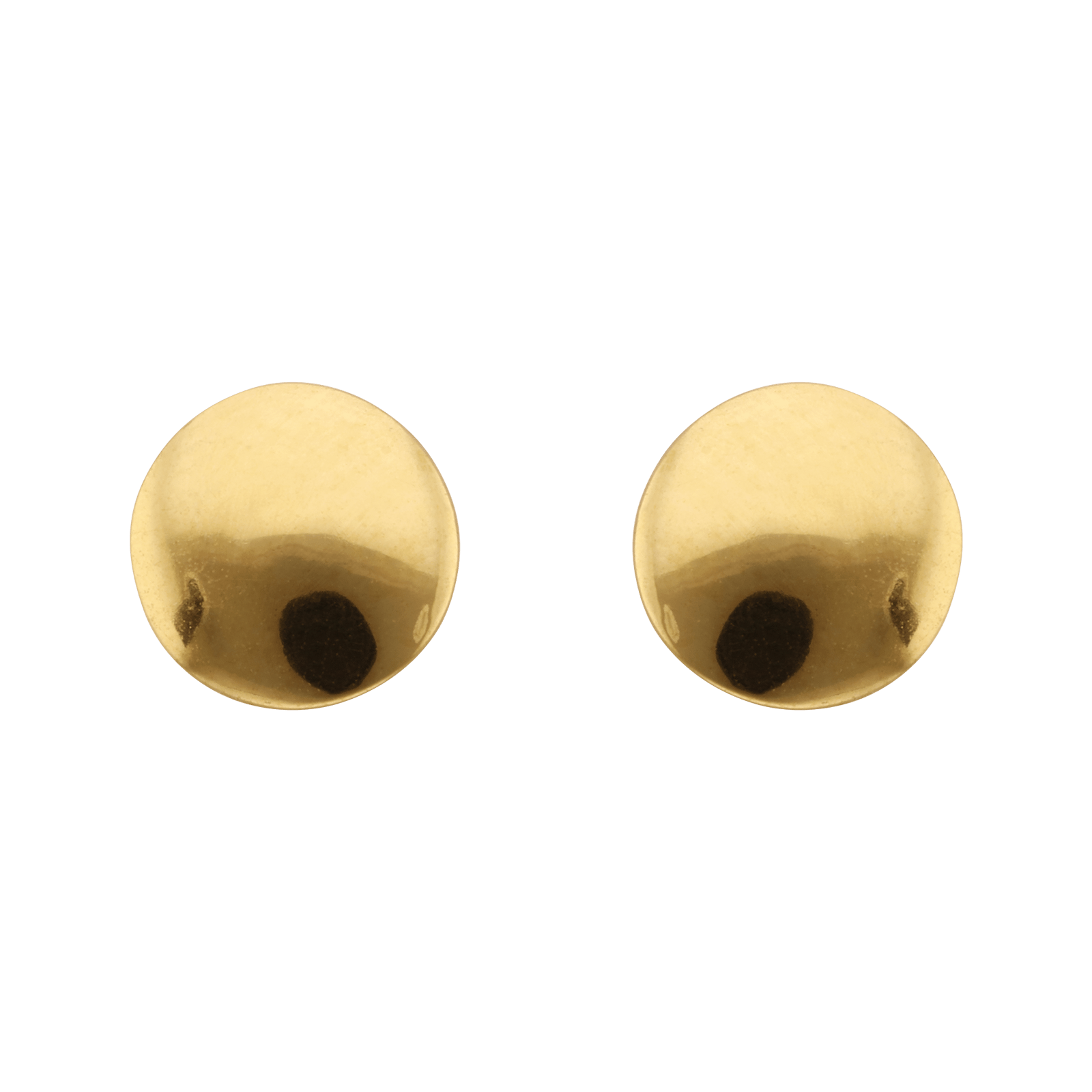 Boucles d'Oreilles puce motif estampé Rond 7mm
